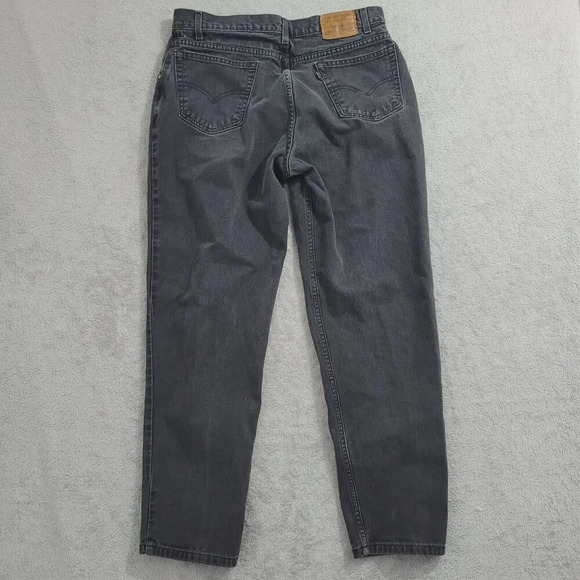 Vintage Levi's 545 Brown tab Loose Fit Men's Black Jeans 36x32 Tapered 21PT - Picture 2 of 10